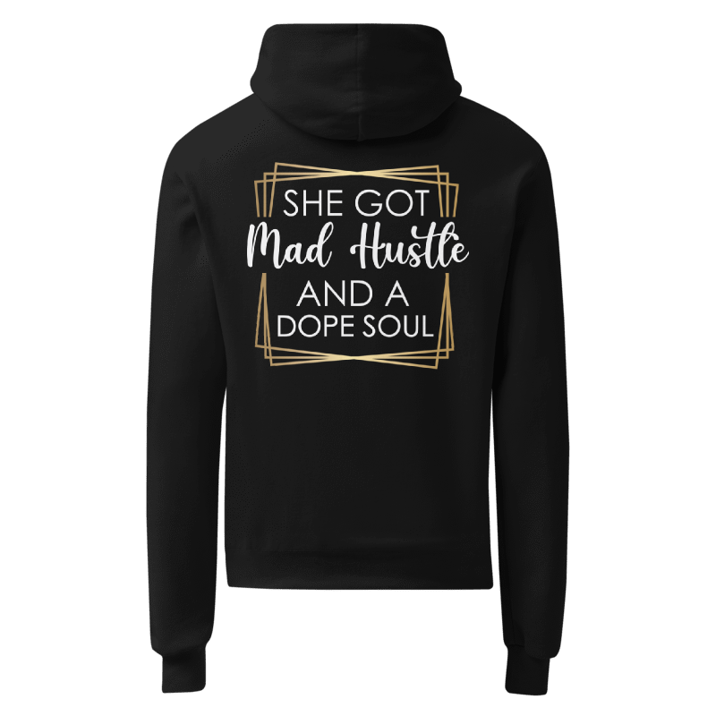 Mad Hustle Champion Hoodie Front & Back